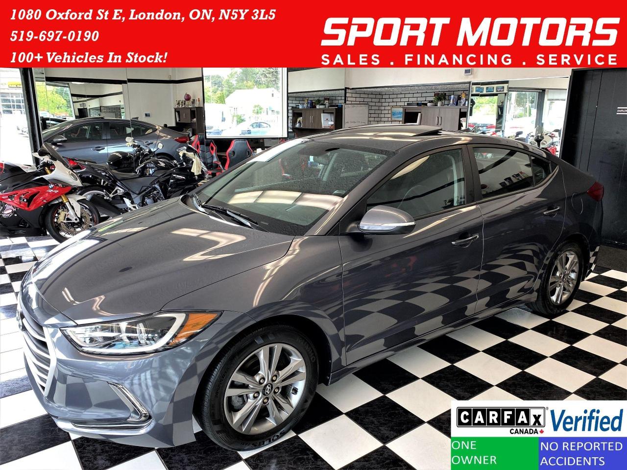 2018 Hyundai Elantra GL SE+Sunroof+Push Start+Blind Spot+CLEAN CARFAX