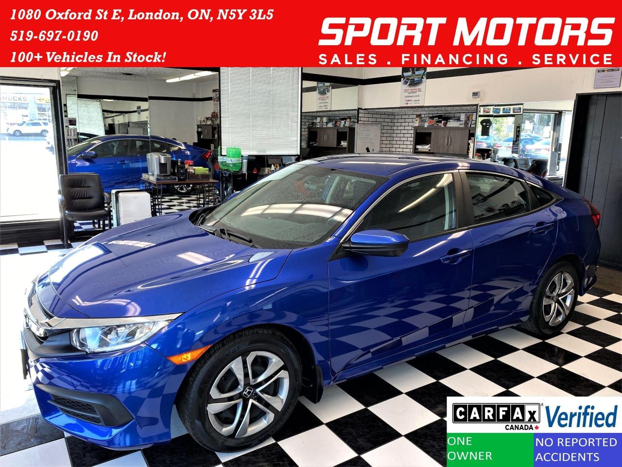 2017 Honda Civic LX+ApplePlay+Camera+Heated Seats+CLEAN CARFAX - Photo #1