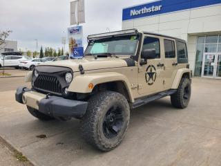 Used 2017 Jeep Wrangler Unlimited UNLIMITED SAHARA/LIFT/TIRES/NAV/POWEROPTIONS/HEATEDSEATS/AUTO for sale in Edmonton, AB