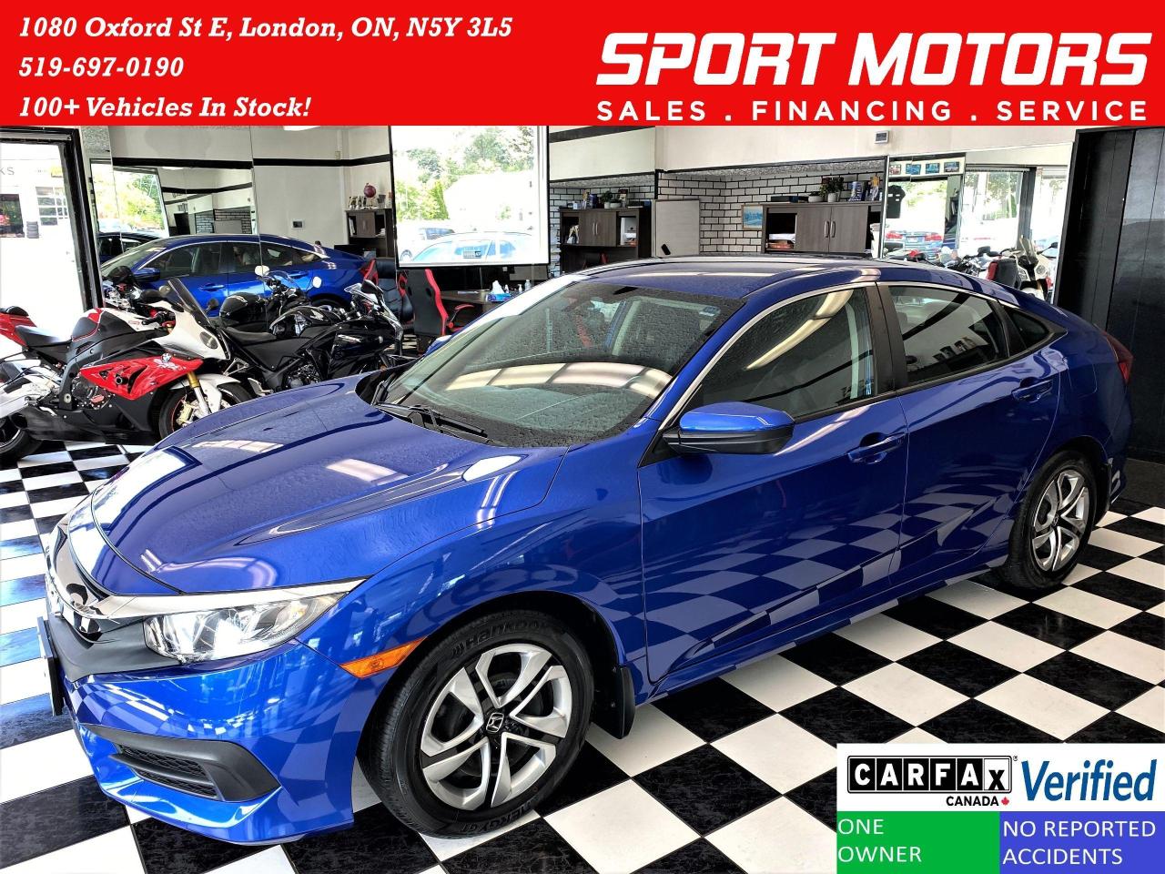 Used 2017 Honda Civic LX+ApplePlay+Camera+Heated Seats+CLEAN CARFAX for sale in London, ON