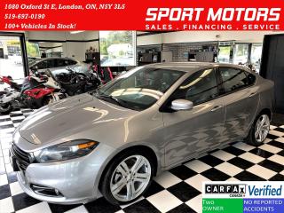 Used 2015 Dodge Dart GT+GPS+Heated Leather+Camera+CLEAN CARFAX+ for sale in London, ON