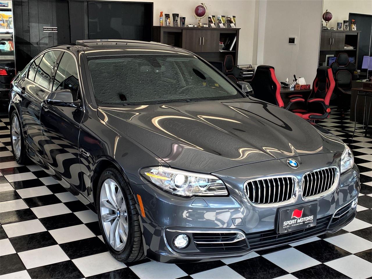 2016 BMW 5 Series 528i xDrive+GPS+Roof+Sensors+Xenons+CLEAN CARFAX Photo5