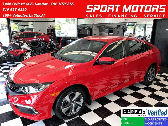 2019 Honda Civic LX+LaneKeep+Adaptive Cruise+ApplePlay+CLEAN CARFAX Photo1