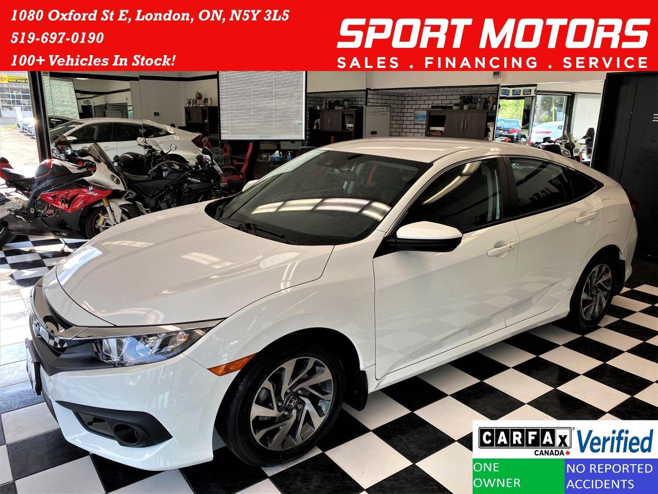 2018 Honda Civic SE+LaneKeep+Adaptive Cruise+ApplePlay+CLEAN CARFAX