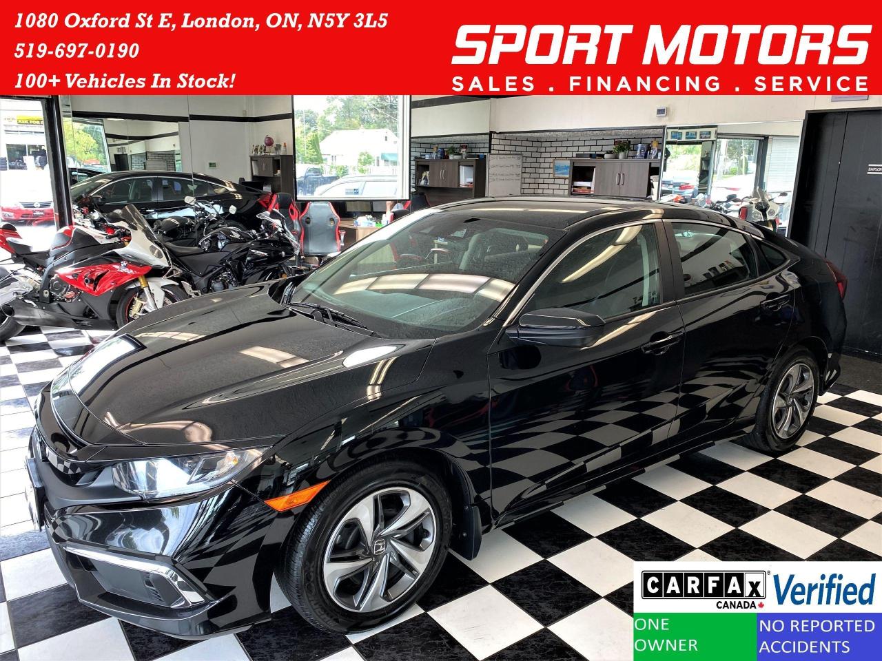 2020 Honda Civic LX+LaneKeep+Adaptive Cruise+ApplePlay+CLEAN CARFAX