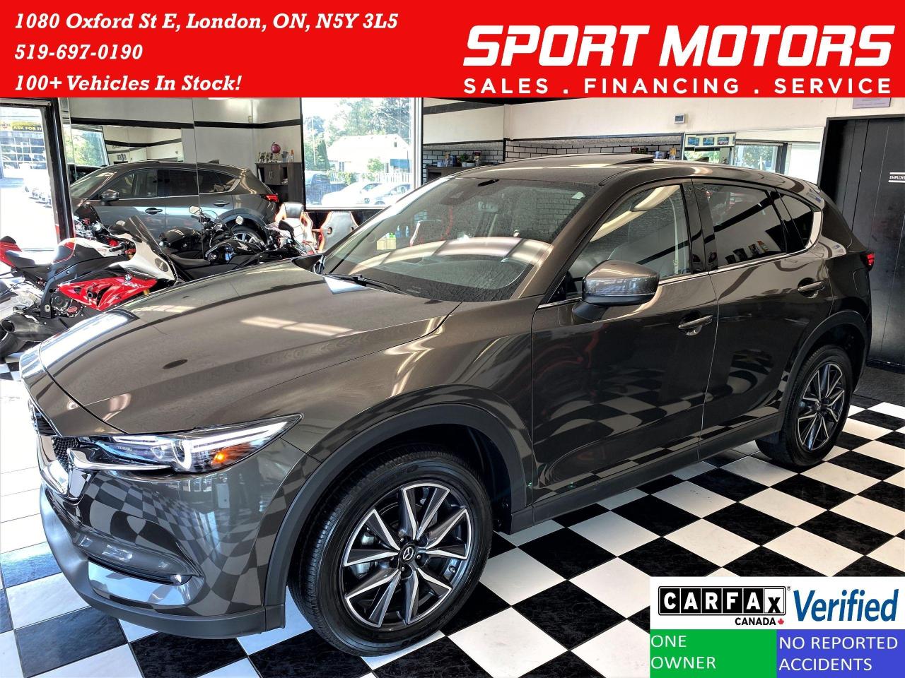 2018 Mazda CX-5 GT AWD+Camera+GPS+Roof+BOSE Sound+CLEAN CARFAX