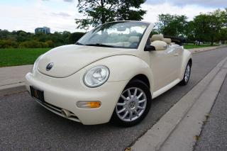 Used 2005 Volkswagen New Beetle AWESOME / 5 SPD / CONVERTIBLE / LOCAL / FUN CAR for sale in Etobicoke, ON