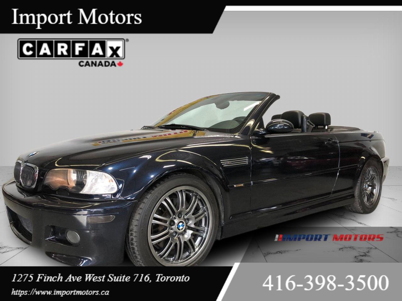 Used 2002 BMW 3 Series M3 Convertible Amazing Condition.  Can Financing for sale in North York, ON