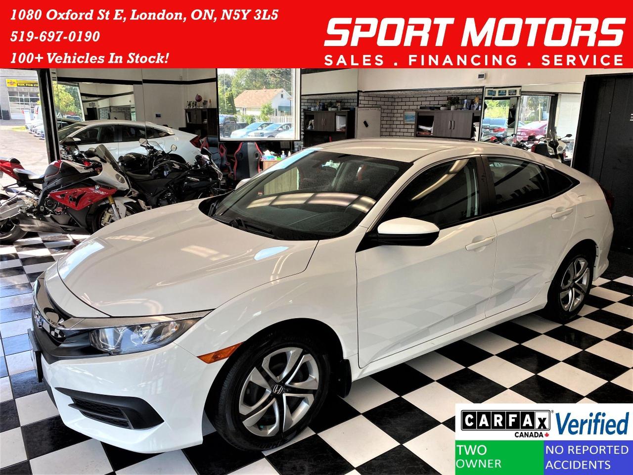 Used 2017 Honda Civic LX+ApplePlay+Camera+Heated Seats+CLEAN CARFAX for sale in London, ON