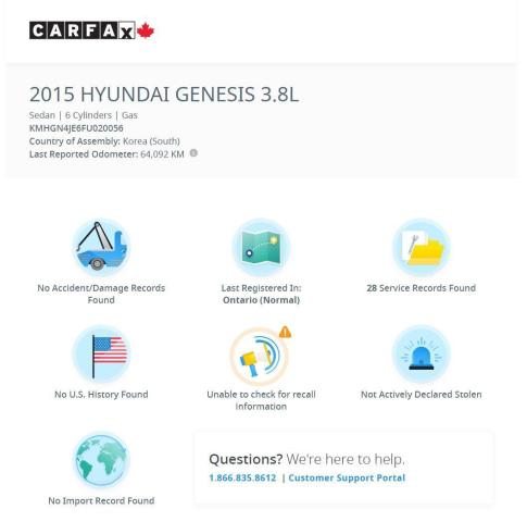 2015 Hyundai Genesis Premium AWD+ApplePlay+Camera+Xenons+CLEAN CARFAX Photo13