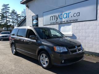 Used 2019 Dodge Grand Caravan Crew LEATHER, NAV, PWR DOORS, HATCH, LOADED!! for sale in Richmond, ON