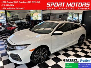 Used 2017 Honda Civic Si 6 Speed+GPS+Roof+New Brakes+LEDs+CLEAN CARFAX for sale in London, ON