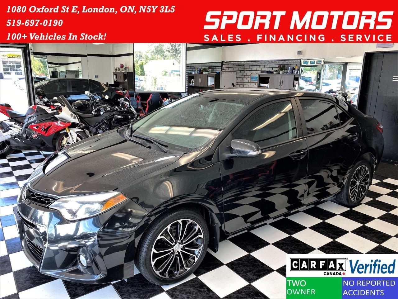 2014 Toyota Corolla S+New Brakes+Camera+Xenons+CLEAN CARFAX