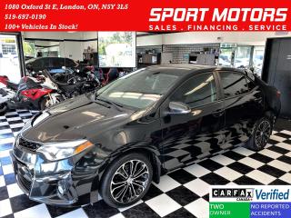 Used 2014 Toyota Corolla S+New Brakes+Camera+Xenons+CLEAN CARFAX for sale in London, ON