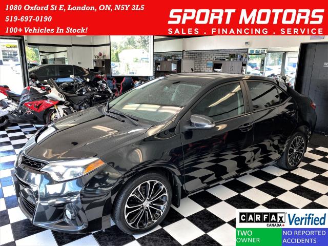 2014 Toyota Corolla S+New Brakes+Camera+Xenons+CLEAN CARFAX Photo1