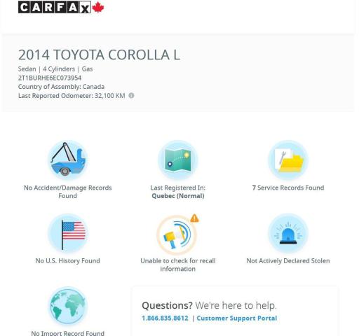 2014 Toyota Corolla S+New Brakes+Camera+Xenons+CLEAN CARFAX Photo13