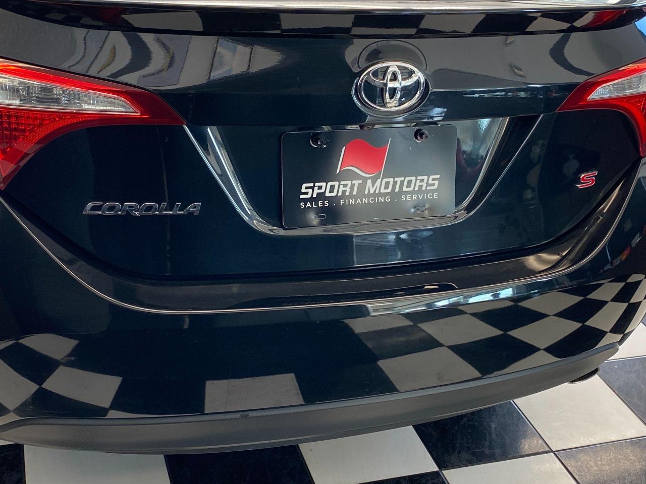 2014 Toyota Corolla S+New Brakes+Camera+Xenons+CLEAN CARFAX Photo123