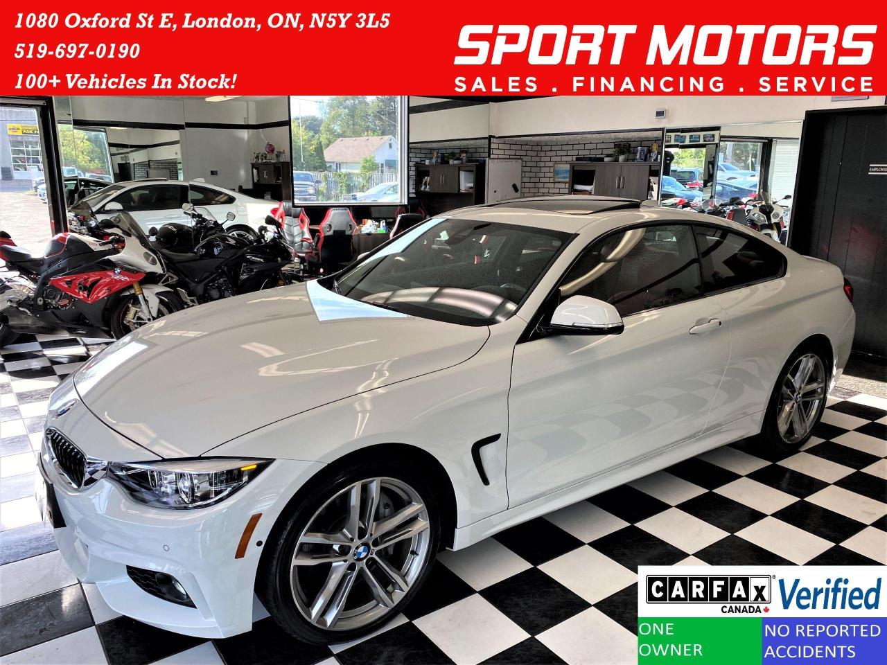 2019 BMW 4 Series 440i xDrive TECH+RedLeather+360Camera+CLEAN CARFAX