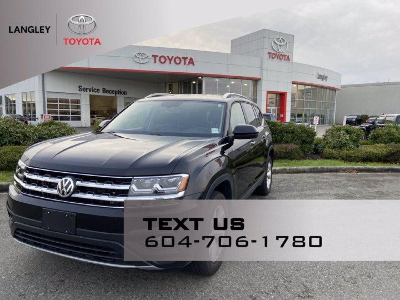 Used 2019 Volkswagen Atlas Comfortline One Owner for sale in Langley, BC