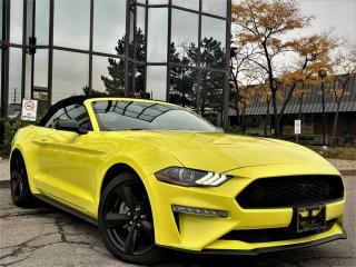 Used 2021 Ford Mustang ECOBOOST|CNVRTBL|ALLOYS|MEMORY SEATS|DIGITAL CLUSTER| for sale in Brampton, ON