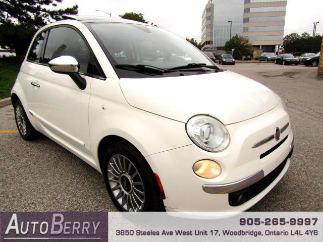2012 Fiat 500 Lounge Accident Free!