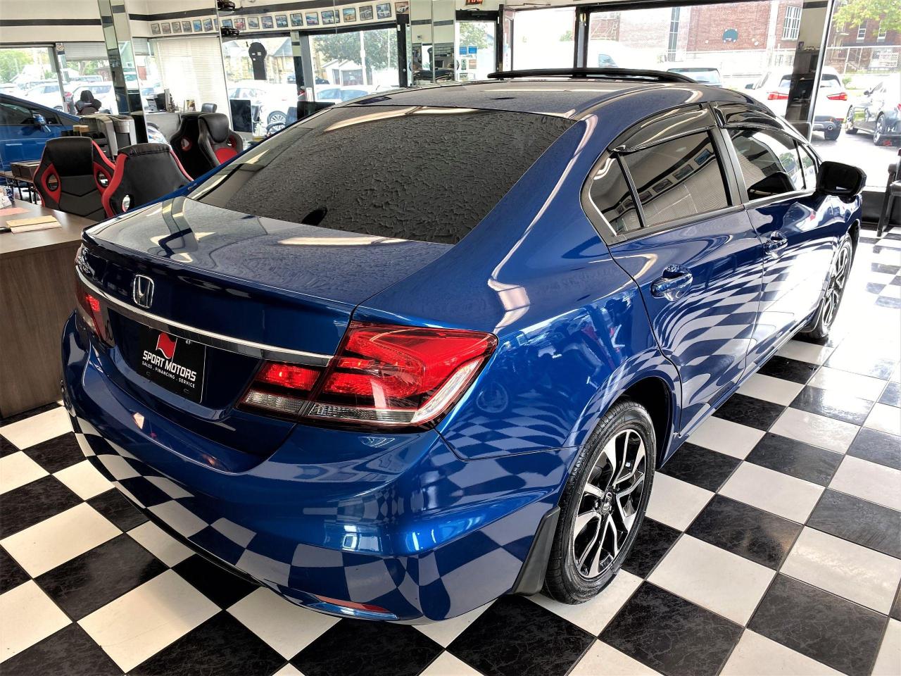 2015 Honda Civic EX+Camera+New Tires & Brakes+Roof+CLEAN CARFAX - Photo #4