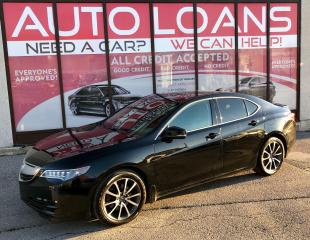 <p>***EASY FINANCE APPROVALS***ONE OWNER***NO ACCIDENTS-AWD-LEATHER-SUNROOF-NAVI-BACK UP CAM-BLUETOOTH-ALLOYS AND MUCH MUCH MORE!!!! THIS 2016 ACURA TLX MIDSIZE LUXURY SEDAN IS ONE OF THE MOST COMPETETIVE AND DEMANDING VEHICLES YEAR AFTER YEAR IN THE AUTO INDUSTRY, AND THERES PLENTY OF EVIDENCE TO SUPPORT THAT CLAIM. NOTHING COMES CLOSE TO IT IN TERMS OF COMFORT, SMOOTHNESS,FEATURES AND PRICE! THERES SO MUCH TO LOVE ABOUT THIS VEHICLE! PLENTY OF ATTENTION PAID TO THE FINEST DETAILS INSIDE AND OUT.  FLAWLESS, IMMACULATE, MECHANICALLY A+ DEPENDABLE, RELIABLE, COMFORTABLE, CLEAN INSIDE AND OUT. ATTRACTIVE AND SPORTY LOOKING. A MUST SEE! COME IN FOR A TEST DRIVE AND FALL IN LOVE TODAY!<br /><br /><br />****Make this yours today BECAUSE YOU DESERVE IT**** <br /><br /><br /><br />WE HAVE SKILLED AND KNOWLEDGEABLE SALES STAFF WITH MANY YEARS OF EXPERIENCE SATISFYING ALL OUR CUSTOMERS NEEDS. THEYLL WORK WITH YOU TO FIND THE RIGHT VEHICLE AND AT THE RIGHT PRICE YOU CAN AFFORD. WE GUARANTEE YOU WILL HAVE A PLEASANT SHOPPING EXPERIENCE THAT IS FUN, INFORMATIVE, HASSLE FREE AND NEVER HIGH PRESSURED. PLEASE DONT HESITATE TO GIVE US A CALL OR VISIT OUR INDOOR SHOWROOM TODAY! WERE HERE TO SERVE YOU!! <br /><br /><br /><br />***Financing*** <br /><br />We offer amazing financing options. Our Financing specialists can get you INSTANTLY approved for a car loan with the interest rates as low as 3.99% and $0 down (O.A.C). Additional financing fees may apply. Auto Financing is our specialty. Our experts are proud to say 100% APPLICATIONS ACCEPTED, FINANCE ANY CAR, ANY CREDIT, EVEN NO CREDIT! Its FREE TO APPLY and Our process is fast & easy. We can often get YOU AN approval and deliver your NEW car the SAME DAY. <br /><br /><br />***Price*** <br /><br />FRONTIER FINE CARS is known to be one of the most competitive dealerships within the Greater Toronto Area providing high quality vehicles at low price points. Prices are subject to change without notice. All prices are price of the vehicle plus HST, Licensing & Safety Certification. <span style=font-family: Helvetica; font-size: 16px; -webkit-text-stroke-color: #000000; background-color: #ffffff;>DISCLAIMER: This vehicle is not Drivable as it is not Certified. All vehicles we sell are Drivable after certification, which is available for $695 but not manadatory.</span> <br /><br /><br />***Trade***<br /><br />Have a trade? Well take it! We offer free appraisals for our valued clients that would like to trade in their old unit in for a new one. <br /><br /><br />***About us*** <br /><br />Frontier fine cars, offers a huge selection of vehicles in an immaculate INDOOR showroom. Our goal is to provide our customers WITH quality vehicles AT EXCELLENT prices with IMPECCABLE customer service. <br /><br /><br />Not only do we sell vehicles, we always sell peace of mind! <br /><br /><br />Buy with confidence and call today 1-877-437-6074 or email us to book a test drive now! frontierfinecars@hotmail.com <br /><br /><br />Located @ 1261 Kennedy Rd Unit a in Scarborough <br /><br /><br />***NO REASONABLE OFFERS REFUSED*** <br /><br /><br />Thank you for your consideration & we look forward to putting you in your next vehicle! <br /><br /><br /><br />Serving used cars Toronto, Scarborough, Pickering, Ajax, Oshawa, Whitby, Markham, Richmond Hill, Vaughn, Woodbridge, Mississauga, Trenton, Peterborough, Lindsay, Bowmanville, Oakville, Stouffville, Uxbridge, Sudbury, Thunder Bay,Timmins, Sault Ste. Marie, London, Kitchener, Brampton, Cambridge, Georgetown, St Catherines, Bolton, Orangeville, Hamilton, North York, Etobicoke, Kingston, Barrie, North Bay, Huntsville, Orillia</p>