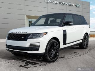 New 2021 Land Rover Range Rover Westminster *Retired Courtesy Vehicle for sale in Winnipeg, MB