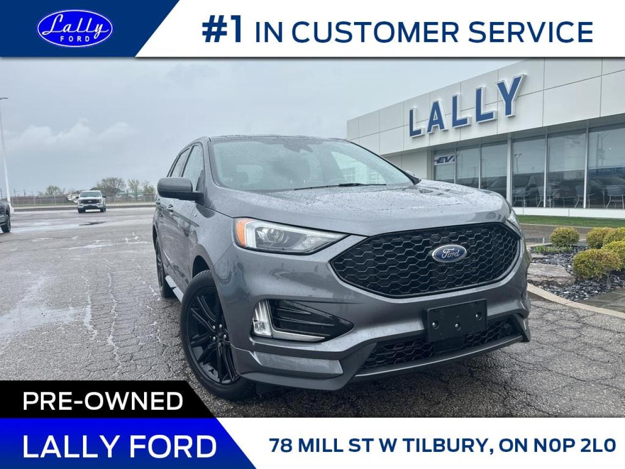 Used 2021 Ford Edge ST Line, AWD, Roof, Nav, only 13,740 kms!! for sale in Tilbury, ON