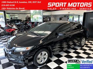 Used 2015 Honda Civic LX+Camera+Bluetooth+Heated Seats+CLEAN CARFAX for sale in London, ON