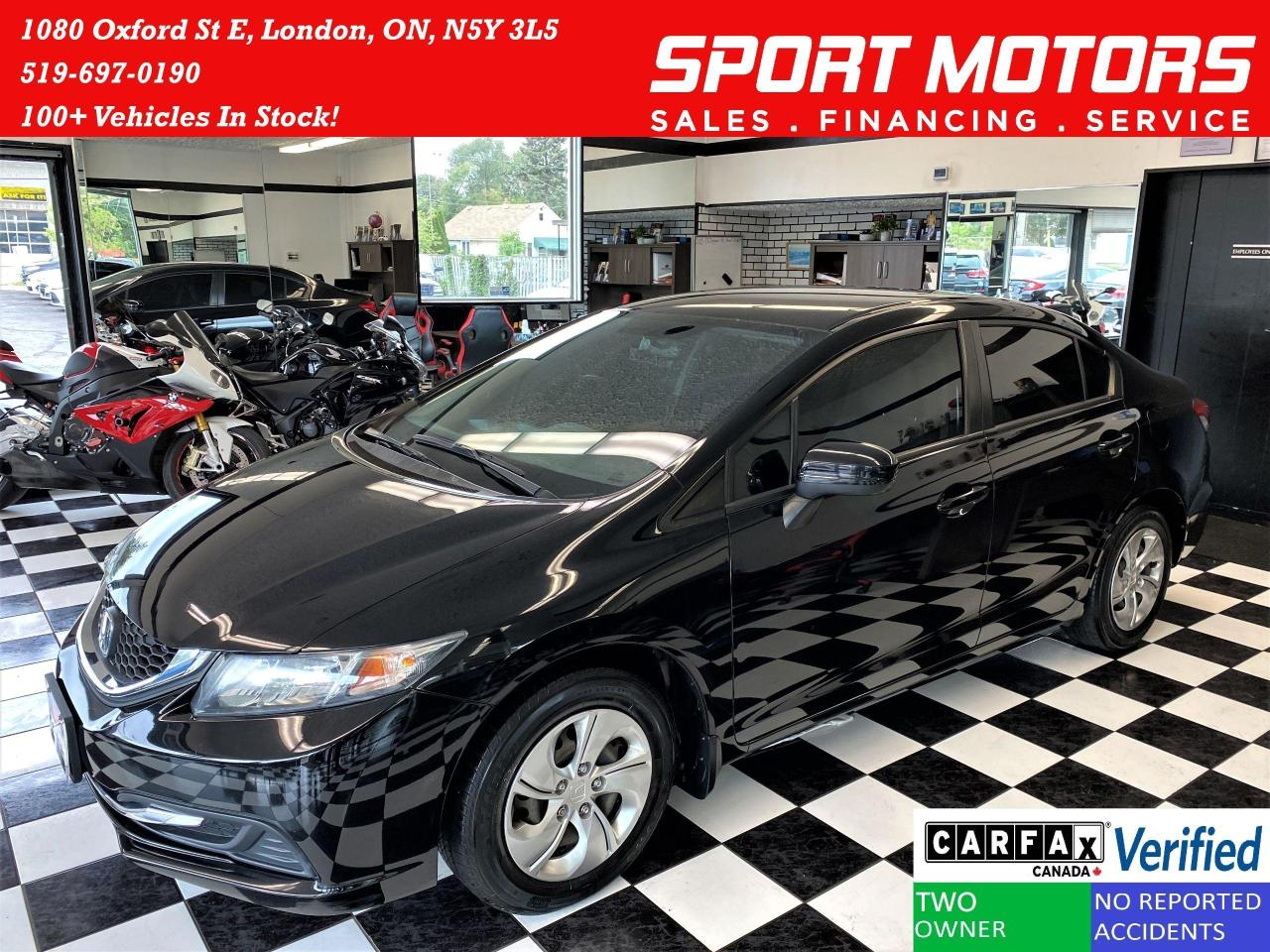 2015 Honda Civic LX+Camera+Bluetooth+Heated Seats+CLEAN CARFAX - Photo #1