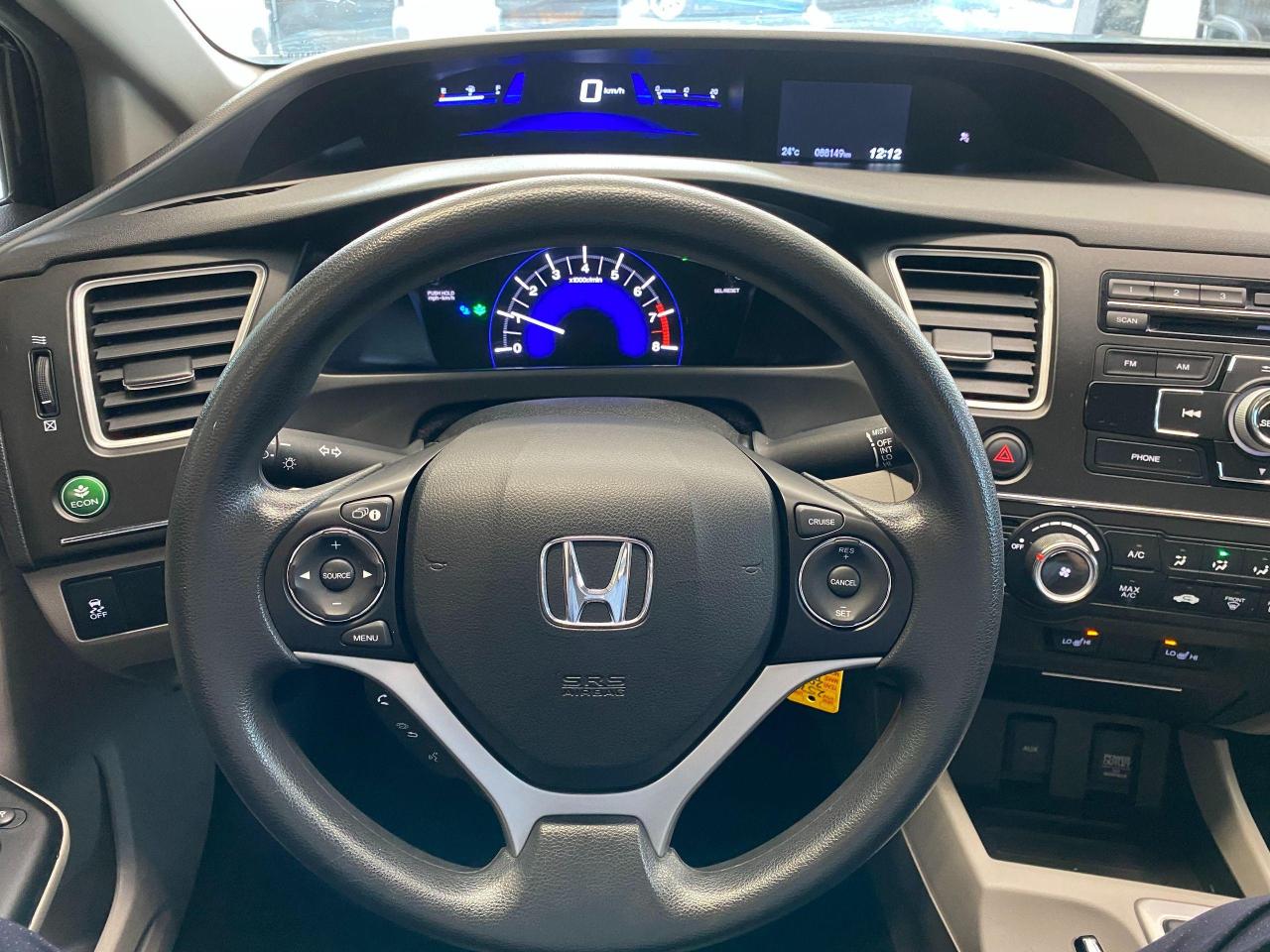 2015 Honda Civic LX+Camera+Bluetooth+Heated Seats+CLEAN CARFAX - Photo #9