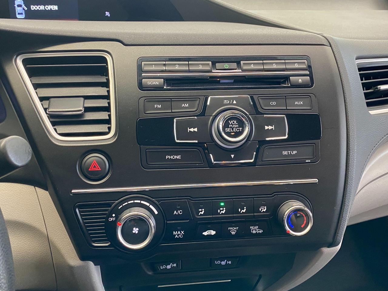 2015 Honda Civic LX+Camera+Bluetooth+Heated Seats+CLEAN CARFAX - Photo #32