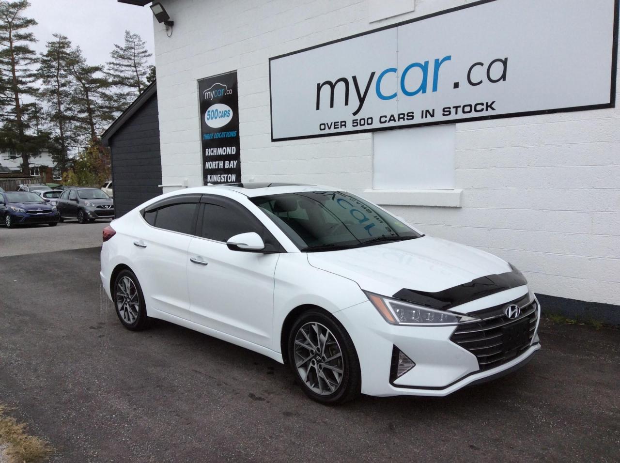 Used 2019 Hyundai Elantra Ultimate LEATHER. NAV.ALLOYS. SUNROOF. HEATED SEATS. for sale in Richmond, ON