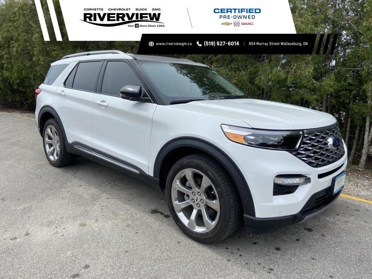 Used 2020 Ford Explorer Platinum FULLY LOADED | 4WD | LEATHER | 3.0L | REAR VIEW CAMERA | NAVIGATION for sale in Wallaceburg, ON
