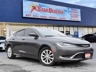 Used 2015 Chrysler 200 NAV LEATHER PANOROOF LOADED WE FINANCE ALL CREDIT! for sale in London, ON