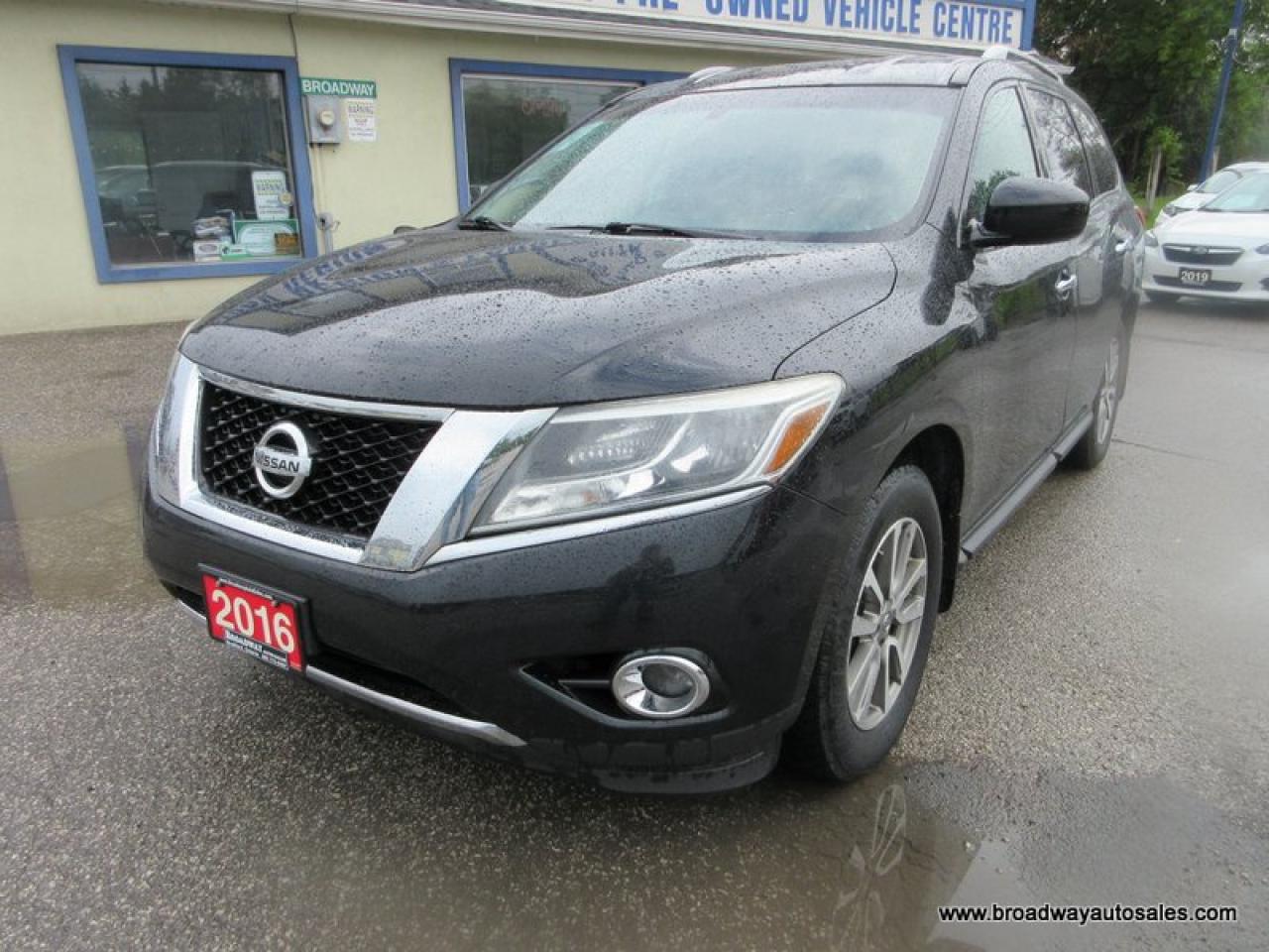 Used 2016 Nissan Pathfinder FOUR-WHEEL DRIVE SV-MODEL 7 PASSENGER 3.5L - V6.. BENCH & 3RD ROW.. HEATED SEATS.. BACK-UP CAMERA.. BLUETOOTH SYSTEM.. POWER TAILGATE.. for sale in Bradford, ON