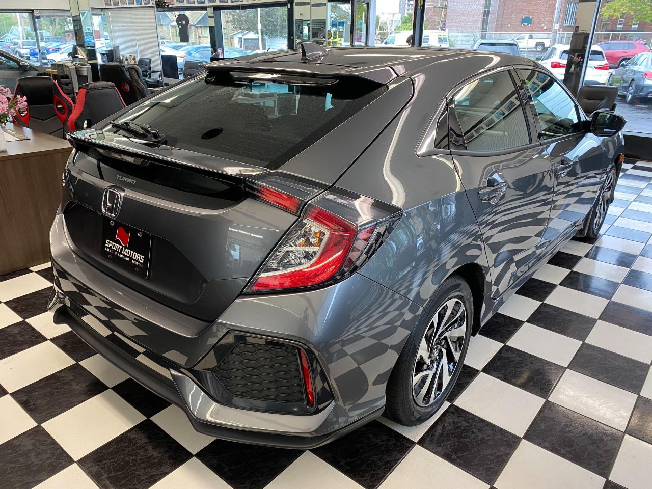 2017 Honda Civic LX Hatchback Turbo+ApplePlay+Cruise+CLEAN CARFAX - Photo #4