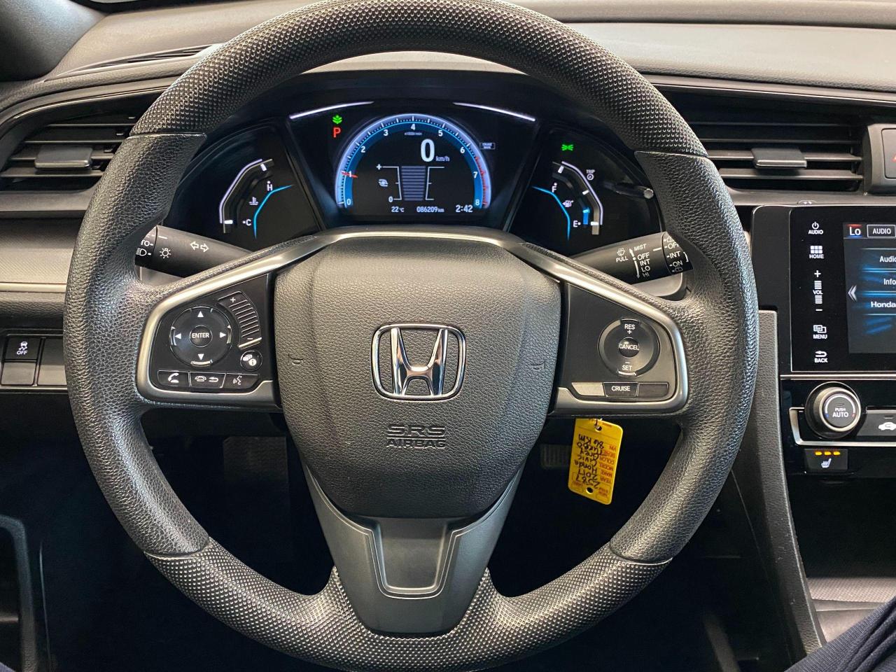2017 Honda Civic LX Hatchback Turbo+ApplePlay+Cruise+CLEAN CARFAX - Photo #9