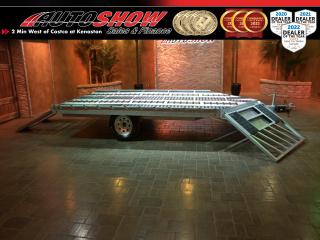 New 2024 Metal Valley Manufacturing Galvanized Steel Trailer 8 x 12 Drive-Up Drive-Off Dual Snowmobile / ATV Trailer for sale in Winnipeg, MB