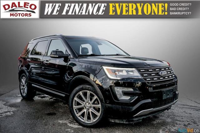 2016 Ford Explorer Limited / LEATHER / NAVI / B CAM / FULLY LOADED