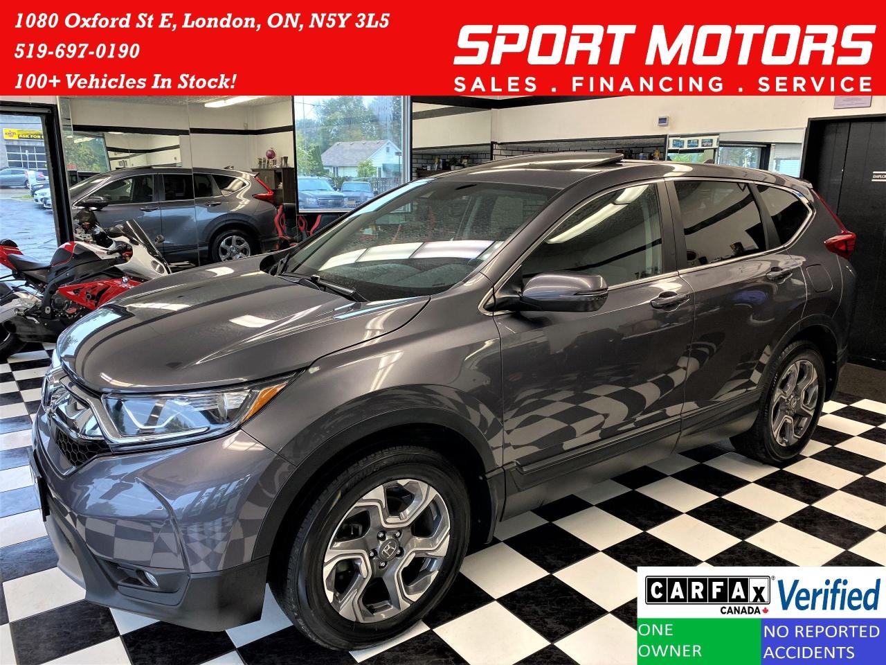 2019 Honda CR-V EX AWD+LaneKeep+Adaptive Cruise+Roof+CLEAN CARFAX