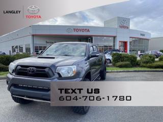 Used 2015 Toyota Tacoma TRD Sport, Fresh New Arrival! for sale in Langley, BC