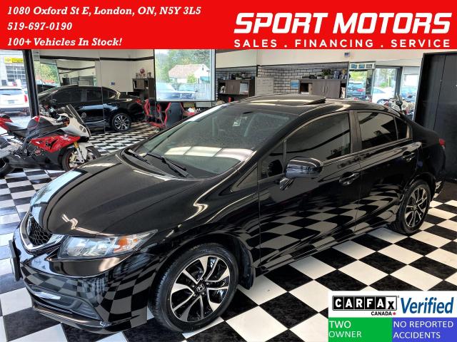 2015 Honda Civic EX+Camera+New Tires & Brakes+Roof+CLEAN CARFAX Photo1