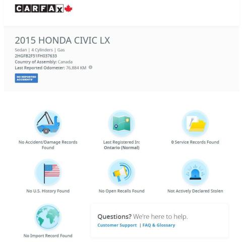 2015 Honda Civic EX+Camera+New Tires & Brakes+Roof+CLEAN CARFAX Photo13