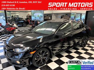 Used 2019 Honda Civic Sport+Lane Keep+Camera+Roof+CLEAN CARFAX for sale in London, ON