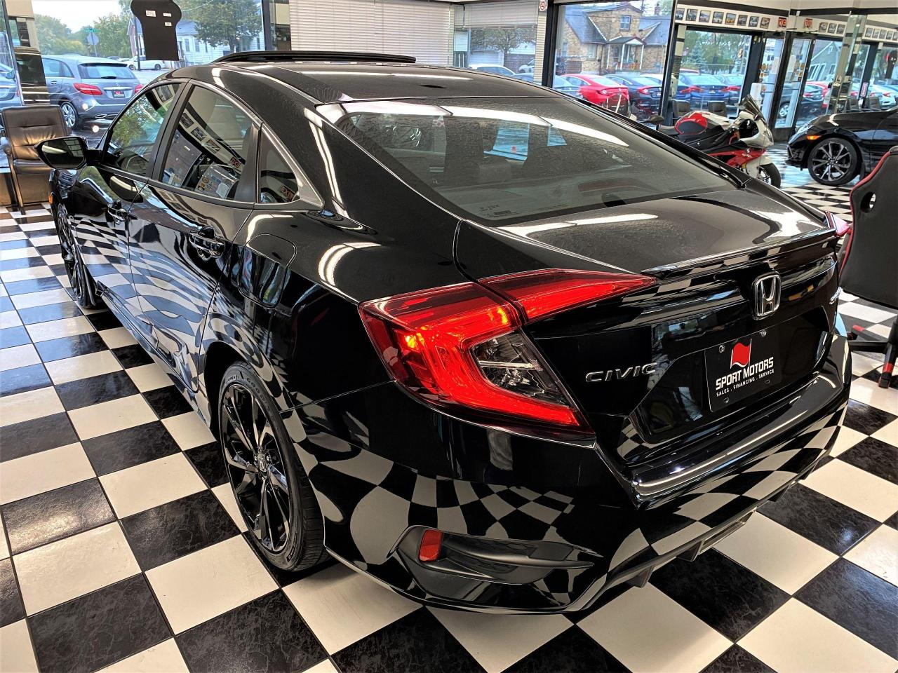 2019 Honda Civic Sport+Lane Keep+Camera+Roof+CLEAN CARFAX - Photo #2