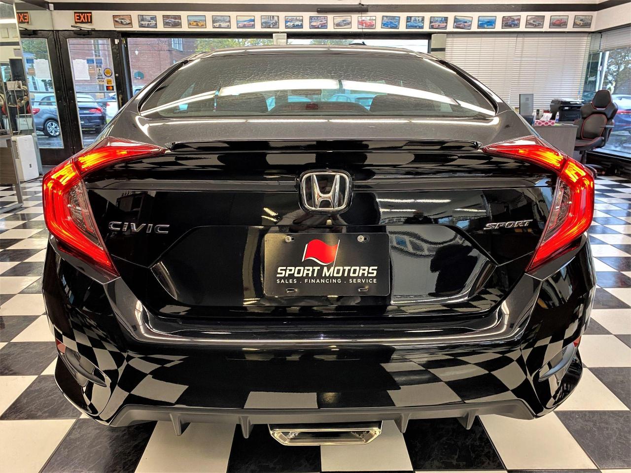2019 Honda Civic Sport+Lane Keep+Camera+Roof+CLEAN CARFAX - Photo #3