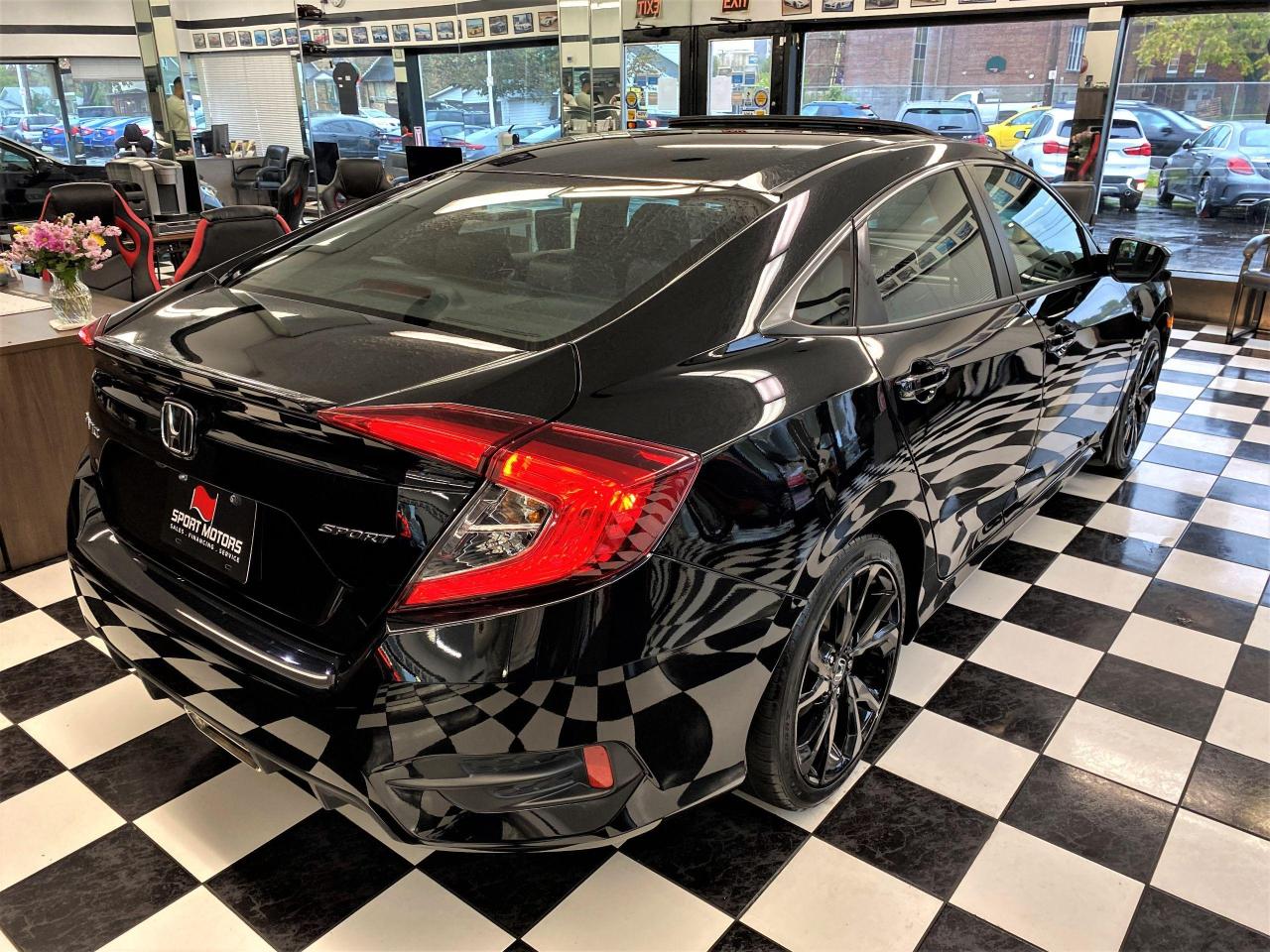 2019 Honda Civic Sport+Lane Keep+Camera+Roof+CLEAN CARFAX - Photo #4