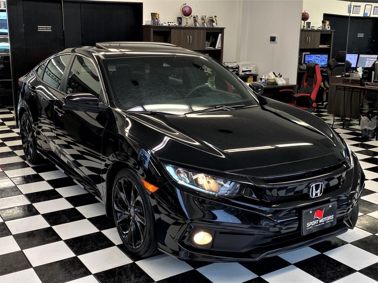 2019 Honda Civic Sport+Lane Keep+Camera+Roof+CLEAN CARFAX - Photo #5